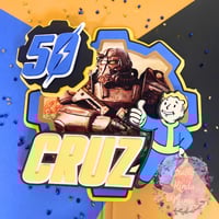 Image 1 of Fallout 76 Fallout 4 Gamer Inspired Custom Cake Topper Gamer