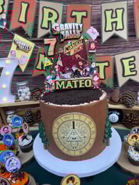 Image 3 of Gravity Fall Fandom Cake topper *Custom Cake Topper * Gravity Falls Party theme