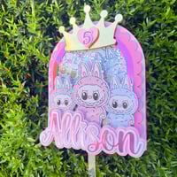 Image 4 of Monsters Inspired Custom Cake Topper YOU CHOOSE  the monsters