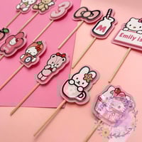 Image 5 of HK Inspired Custom Cake Toppers w/ Cupcakes options