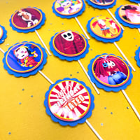 Image 2 of Circus Inspired Cupcake Toppers
