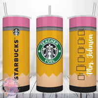 Image 2 of Personalized-Starbucks Pencil  20oz Hot and cold Tumbler