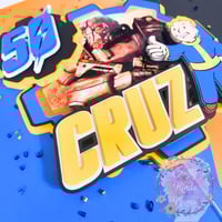 Image 2 of Fallout 76 Fallout 4 Gamer Inspired Custom Cake Topper Gamer