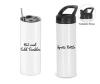Image 2 of Kawaii Friends 20oz Tumbler Or Sports Bottle *Option to Personalize*