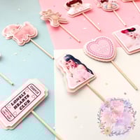 Image 3 of Custom Melanie M Inspired Cupcake Toppers *PERSONALIZED* Options 12ct or 24ct
