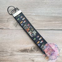 Image 2 of Handmade Cute Star Wars Wristlet Key Fob Keychain