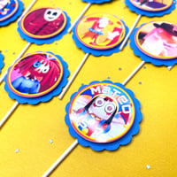 Image 4 of Circus Inspired Cupcake Toppers