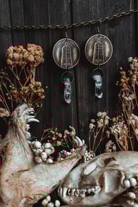 Image 3 of Iron maiden earrings