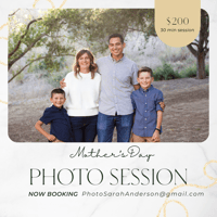 Mother's Day Photo Session  /// 30 min Session