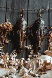 Image 5 of Fox skull ear hangers