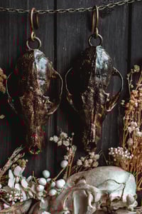Image 3 of Fox skull ear hangers