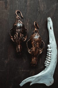 Image 8 of Fox skull ear hangers