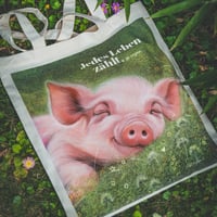 Image 1 of Jedes Leben zählt | Fabric bag