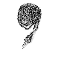 Image 2 of Chrome Hearts Double Dagger Pendant Sterling Silver