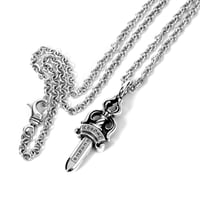 Image 3 of Chrome Hearts Double Dagger Pendant Sterling Silver
