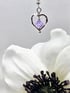 Purple Heart Earrings Image 3