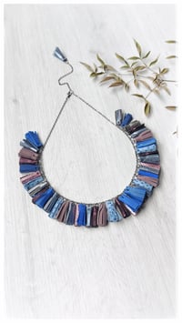 Image 7 of Collier artigianale in pelle AFRODITE COLLIER - "Mediterraneo"