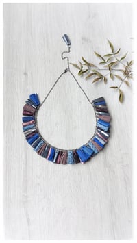 Image 1 of Collier artigianale in pelle AFRODITE COLLIER - "Mediterraneo"