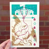 Rime of the Ancient Mariner Riso Print