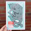 Packaged Cat Riso Print