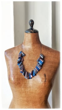 Image 8 of Collier artigianale in pelle AFRODITE COLLIER - "Mediterraneo"