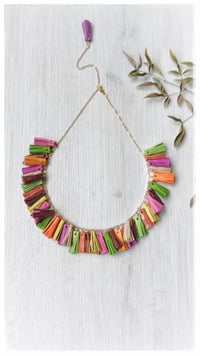 Image 1 of Collier artigianale in pelle AFRODITE COLLIER - "Positano"
