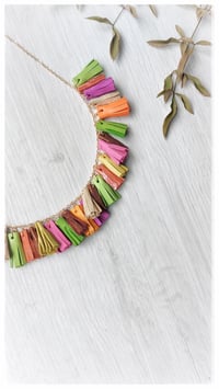 Image 4 of Collier artigianale in pelle AFRODITE COLLIER - "Positano"