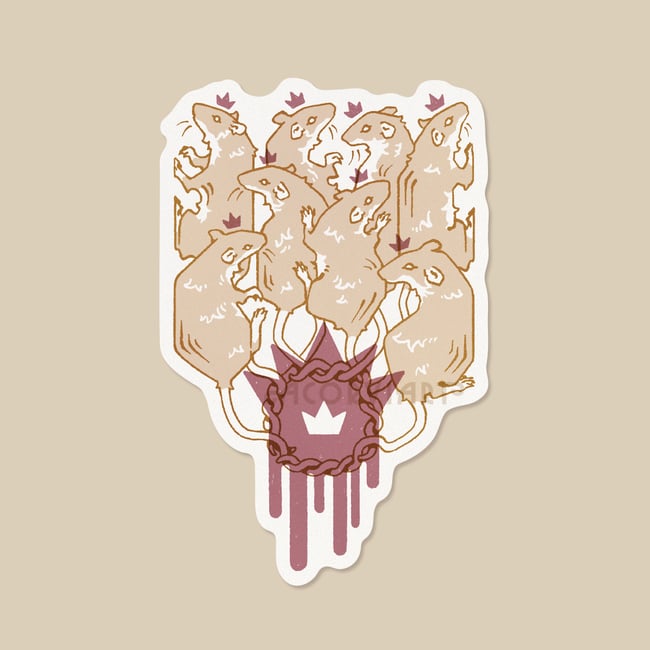 Rat King Sticker