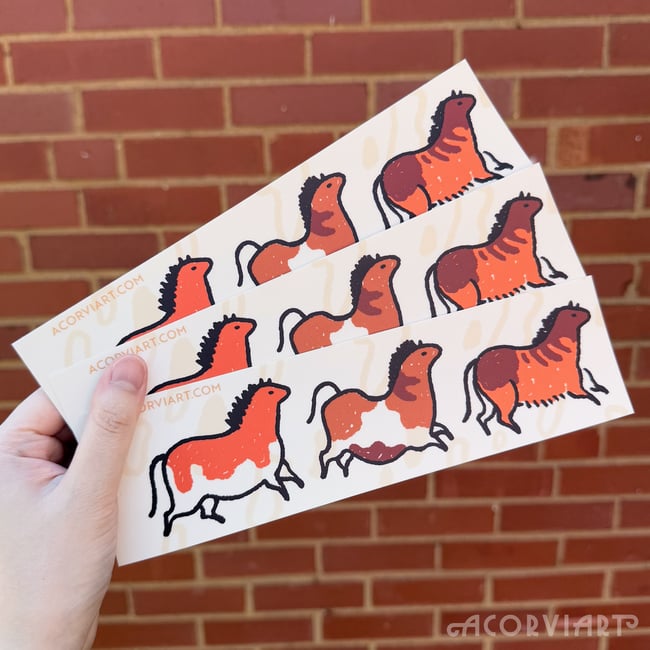 Lascaux Horse Bumper Stickers