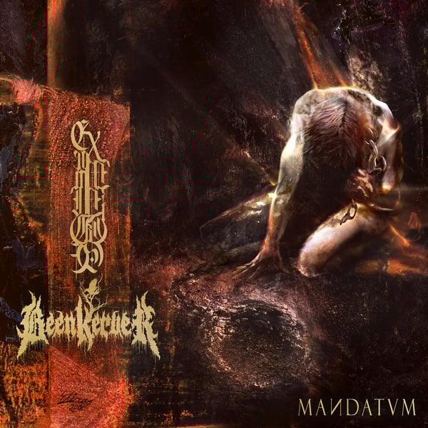 Image of EXCOMMUNICATIO / BEENKERVER "mandatvm"split LP