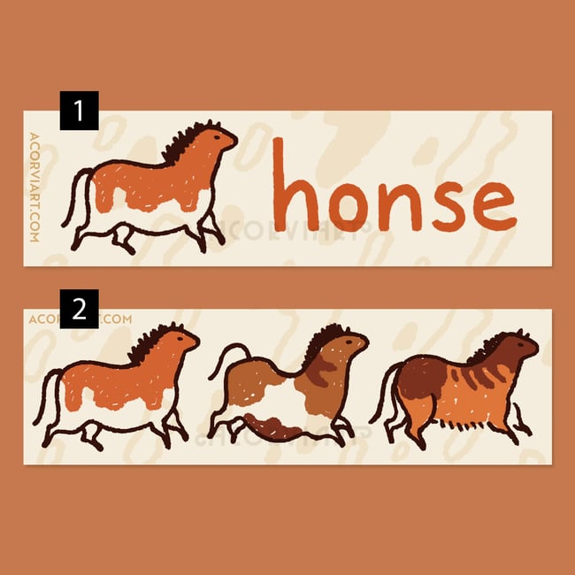 Lascaux Horse Bumper Stickers