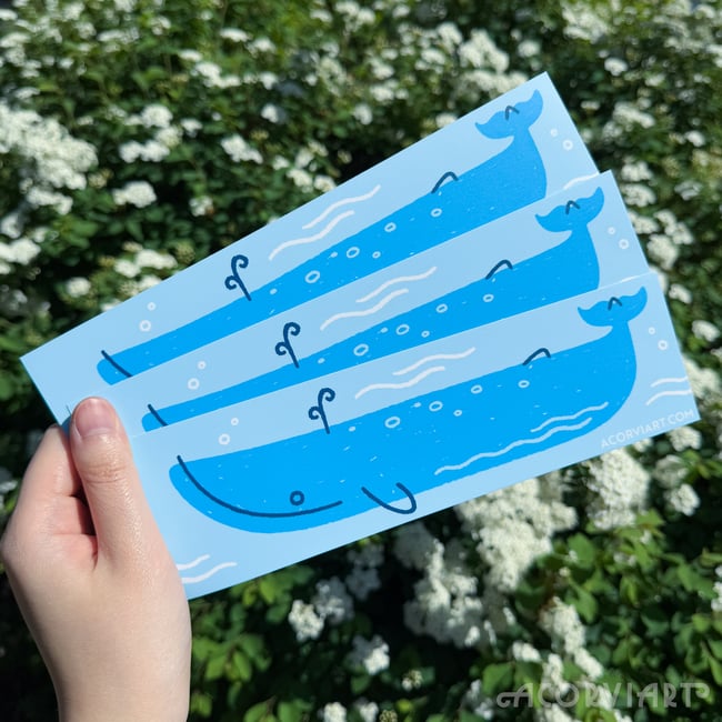 Whale Bumper Sticker