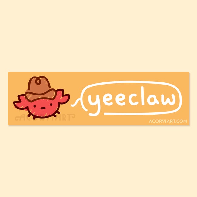 Yeeclaw Bumper Sticker