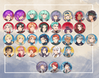 [pre-order] FE circle buttons - Three Hopes