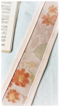 Image 9 of Cintura artigianale in pelle stampata al naturale OBI FLORA - Assolo 56/2025 - "Estasi" 