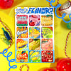 what's your flavor sticker sheet