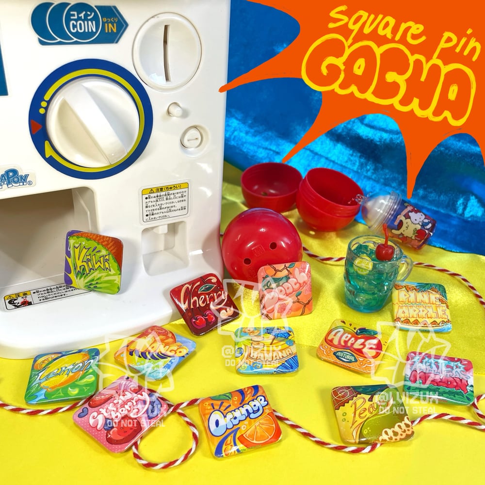 what's your flavor? square pin gacha