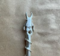 Image 5 of Demon pickle fork in silver plated bronze (one off)