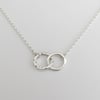NOTCHED Linked Hoop Necklace