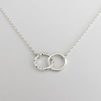 NOTCHED Linked Hoop Necklace