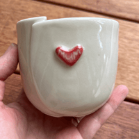 Image 1 of SECONDS SALE - 'Mum' Heart Cup D