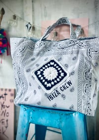 Image 3 of Bandana Tote ⛧° VILLAGE PUNK ⛧°IBIZA ⛧° FESTIVALVIBE ⛧°