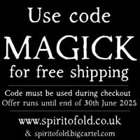 Use code MAGICK for free shipping! 