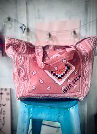 Image 1 of Bandana Tote ⛧° VILLAGE PUNK ⛧°IBIZA ⛧° FESTIVALVIBE ⛧°