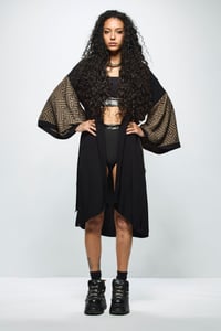 Image 1 of Cattana Kimono - Sayagata Army Green