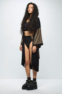 Image 4 of Cattana Kimono - Sayagata Army Green