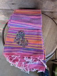 Image 1 of hellosunset applique yoga blanket COLOR Options