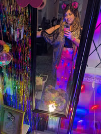 Image 2 of Gold Sequin Kimono O/S