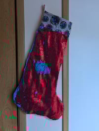 Image 4 of Unique Sequin Scrap Stocking