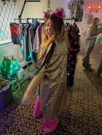 Image 3 of Gold Sequin Kimono O/S